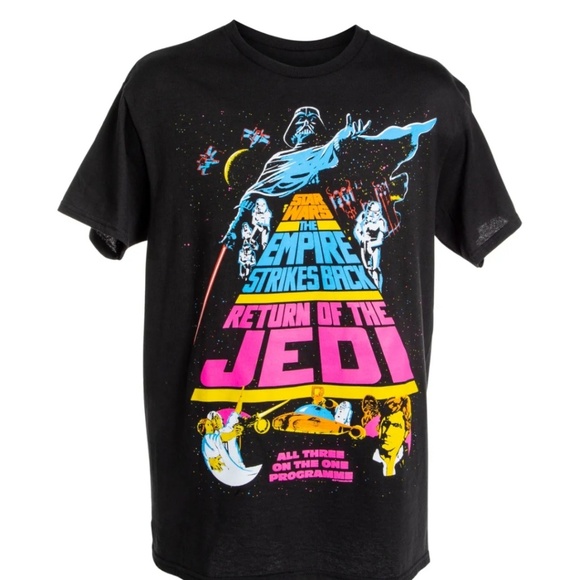 Retro logo tee at 80's Tees  Star wars tee shirts, Star wars shirts, Retro  shirts